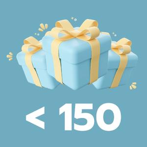 Cadeau-Ideeën onder de 150 euro
