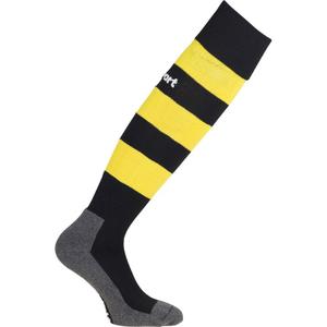 100610006-sokken-uhlsport-team-pro-essential-stripe-zwart-citroengeel