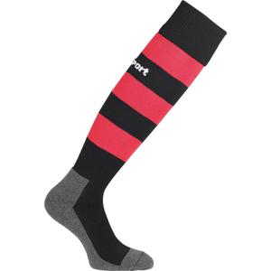 100610007-sokken-uhlsport-team-pro-essential-stripe-zwart-rood