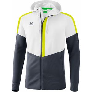 1032054-hooded-jacket-erima-training-wit-donkergrijs-citroengeel