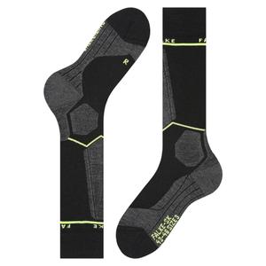 16567-3171-kniestukjes-falke-sk-energizing-wool-zwart-geel