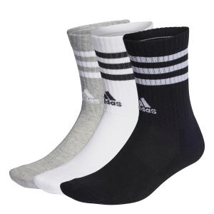 ic1323-lage-sokken-adidas-3-stripes-x3-gevlekt-grijs