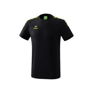 2081939-t-shirt-erima-5-c-essential-zwart-groen