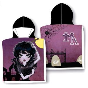 8435631344766-meisjeshanddoek-20th-century-fox-gothic-girl-paars-zwart-55x100-cm