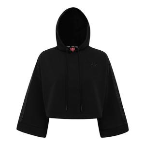 3030ci0-005-dames-sweatshirt-met-capuchon-kappa-authentic-allas-zwart