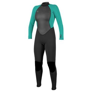 5042-z94-dames-wetsuit-met-rugritssluiting-o-neill-reactor-2-3-2-mm-zwart-lichttaqua
