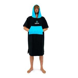 59802-poncho-surflogic-zwart-cyaan-75x110-cm