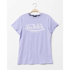 6230002-vrouwen-t-shirt-von-dutch-alexis-paarse-lila-witte-paarse-lila
