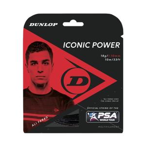 624875-squash-racketsnaren-dunlop-iconic-power-zwart-tu