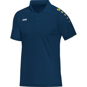 6350-u-42-polo-jako-classico-middernachtblauw-citroengeel