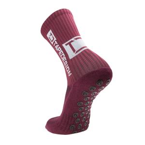 c014-klassieke-sokken-van-gemiddelde-lengte-tape-design-bordeaux-tu