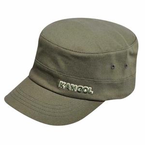 9720bc-gr311-pet-kangol-coton-twill-army-groene