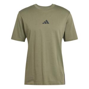 je6391-t-shirt-van-eenvoudige-jersey-adidas-essentials-3-stripes-olistr-zwart