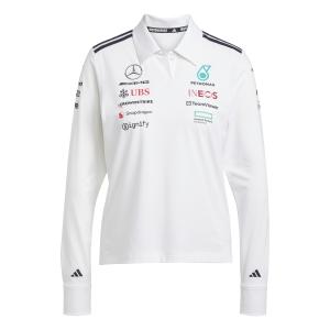 jx0758-damespolo-met-lange-mouwen-adidas-mercedes-amg-petronas-formula-one-team-wit-zwart