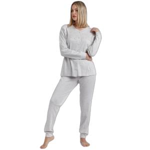 60080-0-000111-dames-pyjama-met-lange-mouwen-admas-classic-classic-grijs
