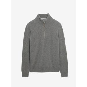 bk854-trui-met-hoge-kraag-en-halve-rits-van-polyamide-wol-aigle-esssential-licht-heidegrijs