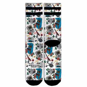 as135-sokken-american-socks-game-over-veelkleurig