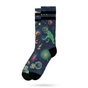as147-sokken-american-socks-space-dino-blauw