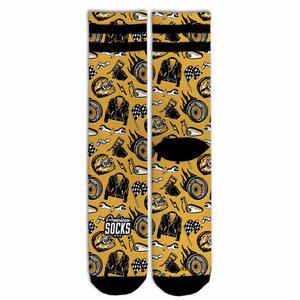 as249-sokken-american-socks-cafe-racer-geel-zwart