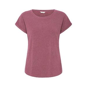 20804205-1816161-dames-katoenen-en-viscose-t-shirt-b-young-pamila-roestbruin-mengeling