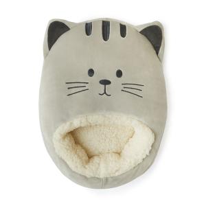27418-polyester-voetenwarmer-balvi-kitty-grijs-37x30x7-cm