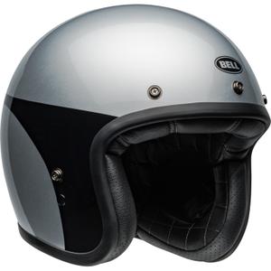 8009207001-jet-motorhelm-bell-custom-500-chassis-glans-zilver-zwart