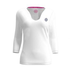 w1330002-wh-damestrui-met-v-hals-en-3-4-mouwen-bidi-badu-crew-wit