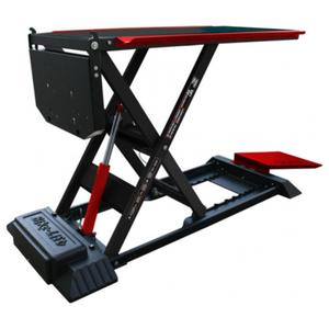 1049912-absolute-hef-tafel-bike-lift-756-zwart-rood-230x92-cm