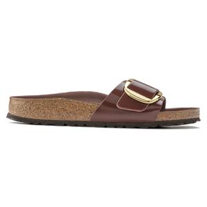 1022568-1022523-dames-muiltjes-birkenstock-madrid-big-buckle-natural-leather-patent-hoogglans-chocolade