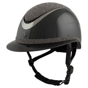 541048-b194-522-rijhelm-br-theta-plus-dazzling-glamourous-glossy-zwart-pistoolmetaal