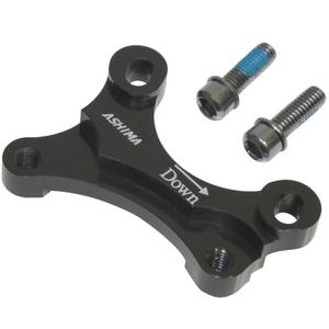 27119-schijfrem-adapter-voor-mountainbike-standaard-remklauw-upgrade-voor-vorken-met-schijf-en-frame-brakco-ashima-zwart-160-180-mm