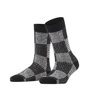 27181-3000-sokken-voor-dameslaarzen-burlington-charming-checks-zwart-36-41