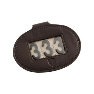 st-db-db-sm-pb-ruiternummer-houder-duwknop-by-wilton-small-dark-brown-small-10-5x13-5-cm