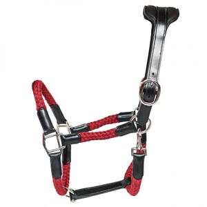 cacl03br-paarden-halster-cavaletti-tara-zwart-rood-cob
