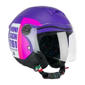 cgm-261x-yl-vi-kinder-jethelm-cgm-261x-mini-sign-roze-viooltje