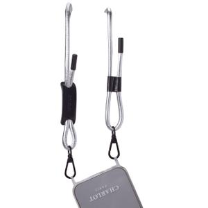 noga-silver-leren-koord-voor-smartphone-charlot-paris-chroom-140-cm