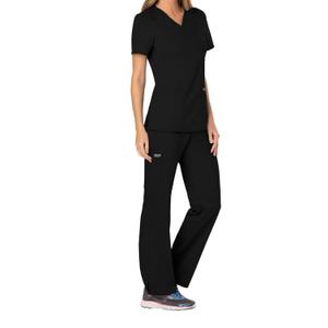 chwwe610-black-t-shirt-met-hartjes-voor-dames-cherokee-zwart