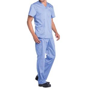 chwwe670-cielblue-t-shirt-met-v-hals-cherokee-blauwe-hemel