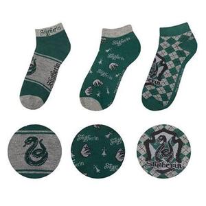 hpe60663-sokken-cinereplicas-harry-potter-slytherin-x3-groen-grijs-zwart-35-45