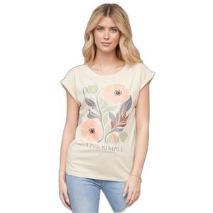 25016006-00208-dames-t-shirt-cloud5ive-77-live-simple-sand-gebroken-wit