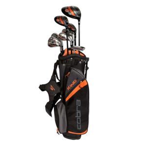912813-31-complete-rechtshandige-kinderset-cobra-king-jr-7-9-grijs-oranje-cs7