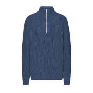 cs5091-petrolblue-1-4-rits-trui-colorful-standard-merino-petrol-blue-petroleumblauw
