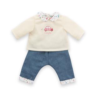 9000141690-t-shirt-met-lange-mouwen-en-babyjeans-corolle-week-end-a-paris-ecru-36-cm