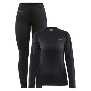 co1909706-999000-vrouwenset-craft-core-dry-baselayer-set-zwart