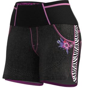 s25015197d-00-01ze-damesshort-crazy-lightning-zwart-zebra