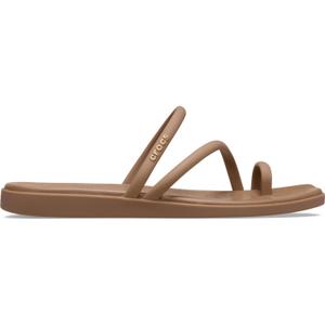 209862-2jj-dames-muiltjes-crocs-miami-toe-loop-bruin