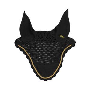 va00174a-black-gold-black-vlieghood-voor-paard-met-touw-derby-zwart-goud-zwart