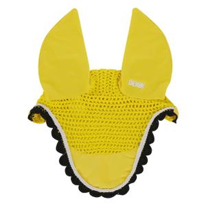 va00174a-yellow-white-black-vlieghood-voor-paard-met-touw-derby-geel-wit-zwart