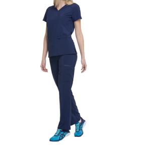 dke625-navy-t-shirt-met-hartjes-voor-dames-dickies-medical-marine