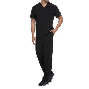 dke645-black-t-shirt-met-v-hals-dickies-medical-zwart